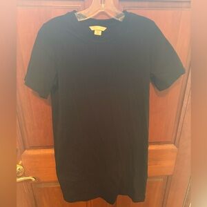 H&M black t-shirt dress women’s size XS